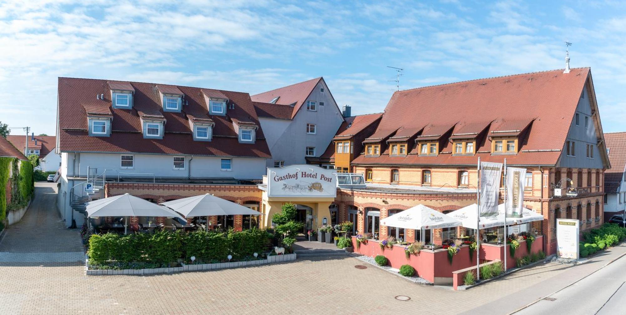 Hotel & Restaurant Post Laichingen Bagian luar foto